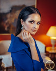 RAINA (PEACEFUL QUEEN) ELEGANT ROYAL BLUE SHOULDER DETAIL DRESS-DRESS-ROSA FAIZZAD