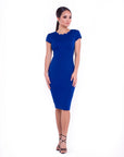 NYLA (ACHIEVER) BLUE BODYCON DRESS-DRESS-ROSA FAIZZAD